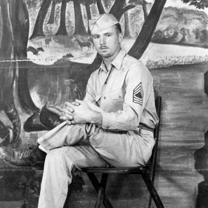 Elmer Bukey was a member of the 396th Air Service Squadron, 12th Air Service Group, in the CBI during WWII, and spent much time in southwestern China, including very nervous and difficult days during the retreat in front of the Japanese Ichigo campaign during summer and fall of 1944.  Above is a photo of Elmer Bukey taken in Calcutta, India, in early 1944.