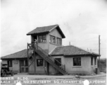Tower Building. AACS Sta. No. 251, 128th Squadron, at Chanyi, China.  Elevation 6196 ft.