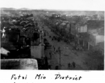 Futsi Mio District, Nanjing, during WWII, November 15, 1945.