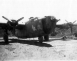 The B-24 "ESKY Special" parked in a revetment in the CBI.