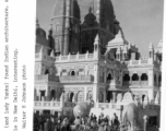 Berla Temple in New Delhi during WWII.  Photo from Walter E. Johnson.