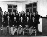 A group of American GIs in the CBI pose for a group photo.  Image from Emery and Beth Vrana.