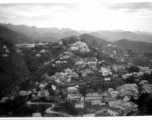 Hillside town in India during WWII.