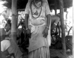 A young woman in India.  Local images provided to Ex-CBI Roundup by "P. Noel" showing local people and scenes around Misamari, India.   In the CBI during WWII.