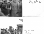 Chinese Air Corps Chief and General Marshall in Nanjing, December 20, 1945. And General Marshall, Chiang Kai-shek, and Chinese Air Corps Chief. In the CBI after WWII.