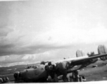 B-24 under maintenance in China during WWII.