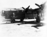 The B-24 "The Frendlin" in China during WWII.