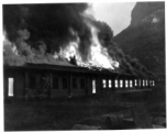 Demolition work at an American airbase (either Liuzhou or Guilin) during the evacuation before the Japanese Ichigo advance in 1944, in Guangxi province.