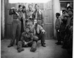 Scenes around Kunming city, Yunnan province, China, during WWII: GIs drinking about town.