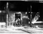 Cooking and hanging out near Camp Schiel in Yunnan, China, during WWII.