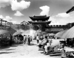 Town gate at Dali, China, during WWII.  (大理城楼)