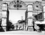 GIs pose at Huguomen gate (护国门) in Kunming, China, during WWII.