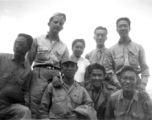 Douglas Runk with Chinese comrades during WWII.