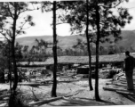 GI explorations of the hostel area at Yangkai air base during WWII: Saw mill.