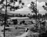 GI explorations of the hostel area at Yangkai air base during WWII: Saw mill.