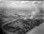 Bombing on Phu Lang Thuong railway bridge over the Thuong River at Bắc Giang City in French Indochina (Vietnam), during WWII. In northern Vietnam, and along a critical rail route used by the Japanese.  Coordinates:  21°16'32.69"N 106°11'9.28"E