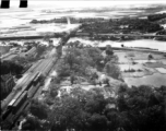 Bombing on Phu Lang Thuong railway bridge over the Thuong River at Bắc Giang City in French Indochina (Vietnam), during WWII. In northern Vietnam, and along a critical rail route used by the Japanese.  Coordinates:  21°16'32.69"N 106°11'9.28"E