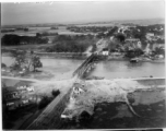 Bombing on Phu Lang Thuong railway bridge over the Thuong River at Bắc Giang City in French Indochina (Vietnam), during WWII. In northern Vietnam, and along a critical rail route used by the Japanese.  Coordinates:  21°16'32.69"N 106°11'9.28"E