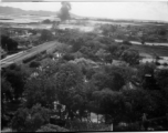 Bombing on Phu Lang Thuong railway bridge over the Thuong River at Bắc Giang City in French Indochina (Vietnam), during WWII. In northern Vietnam, and along a critical rail route used by the Japanese.  Coordinates:  21°16'32.69"N 106°11'9.28"E