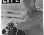 The cover of Life Magazine of January 1, 1945, about combat photographers in the CBI, as photographed by Wozniak.