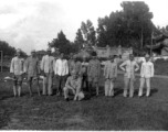GI poses with Nationalist soldiers in SW China during WWII.