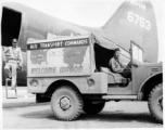 ATC Welcome Wagon before a C-47 in China, during WWII.