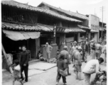 Street scene in SW China during WWII.