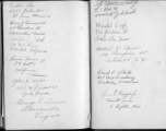 The wartime notebook of S/Sgt. Tom L. Grady. In his notebook, as a talented and curious young artist while in the CBI, he recorded scenes and vignettes that he saw in his life. He also recorded names and contact info for the people he met.  List of acquaintances.