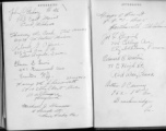 The wartime notebook of S/Sgt. Tom L. Grady. In his notebook, as a talented and curious young artist while in the CBI, he recorded scenes and vignettes that he saw in his life. He also recorded names and contact info for the people he met.  List of acquaintances.