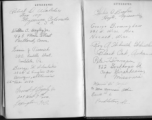 The wartime notebook of S/Sgt. Tom L. Grady. In his notebook, as a talented and curious young artist while in the CBI, he recorded scenes and vignettes that he saw in his life. He also recorded names and contact info for the people he met.  List of acquaintances.