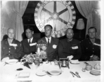 VIPs at Southwestern Association University Of Kunming, Yunnan Province, on December 15, 1944.   Photo by Pfc. Thomas F. Melvin.