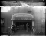 American GIs at the service club, building "T-609," stateside.