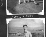 Radar men at Chenggong air base, Yunnan, China. During WWII.  Vince Concillo, Ira Underwood, and Jack Leonard.