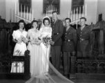 A proud member of the Army Air Corps, John J. Gerber, getting married on September 3, 1943.