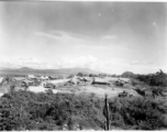 Camp along Burma Road.  During WWII.  797th Engineer Forestry Company.