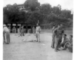 Horse racing--with betting--at Darjeeling, India, during WWII.