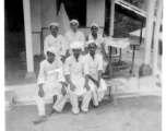 Cooks and mess staff at the American military Darjeeling Rest Camp, Darjeeling, India, during WWII.