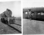 Railroad in India as seen by men of the 2005th Ordnance Maintenance Company during WWII.