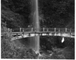Victoria Falls and bridge at Darjeeling, India, during WWII.