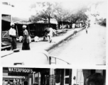 Bustling streets in India during WWII.