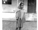 Cute girl in Burma, during WWII.