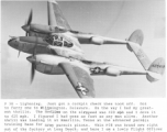 Aircraft flown by Richard D. Harris during WWII--P-38.