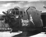 B-24 "Bonnie Belle," in CBI during WWII.