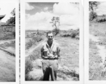 American GIs near an American air base in WWII in Yunnan province, China, most likely around the Luliang air base area.