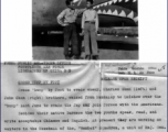 Brothers Charles Chan and John Chan who walked from Mandalay to Liuzhou over the Hump to help in the war effort, and evade the Japanese invaders. Speaking Burmese, CHinese, and English, they worked in the "Wombat Squadron," a unit of the "Liberators in China." They stand in front of B-24 "Shootin' Star"