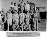 Chinese and American members of base ordnance and motor pool pose in the CBI during WWII.