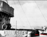 GIs on SS Marine Raven on the way back to the US after the war.