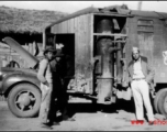 A truck modified to run charcoal. In SW China, during WWII.