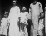 A "village host" family in SW China during WWII, probably Tengchong.