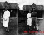 Chinese and American nursing staff in the CBI, probably at Yangkai.